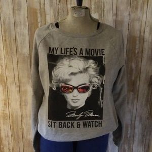 Marilyn Monroe sweatshirt  size large 11-13